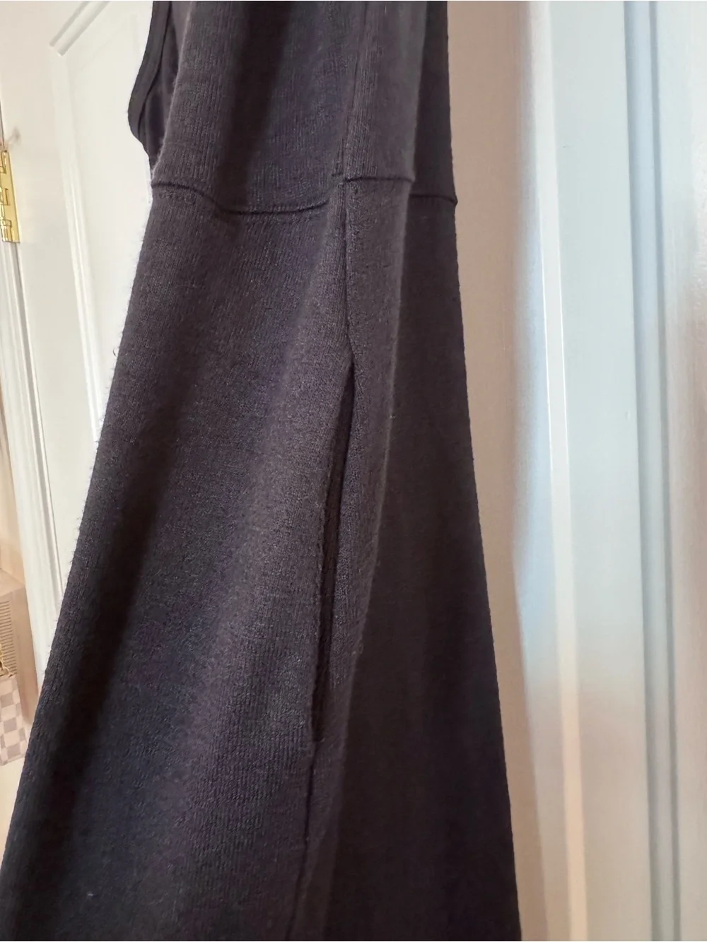 a new day Black Sleeveless Midi Dress